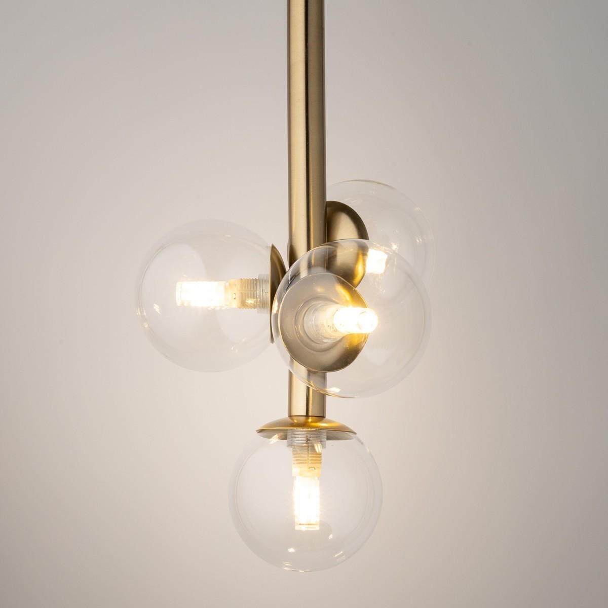 zachwycająca oprawa Sigma PERLA LUX plafon 40853 kolor złoty satynowy 4 x G9 12W led