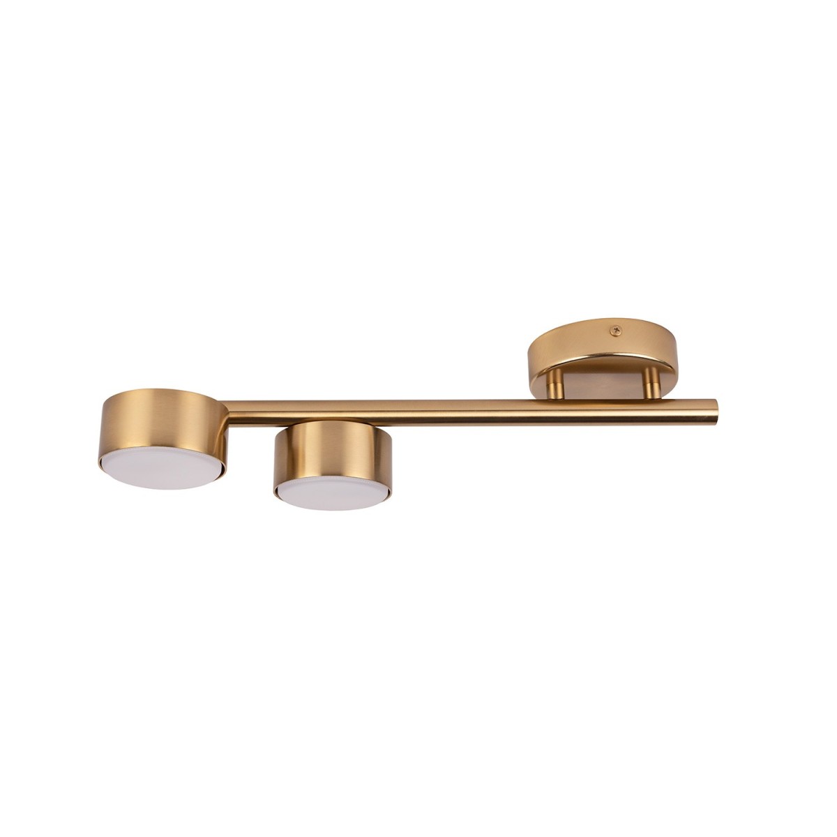 elegancka oprawa Sigma PUNTO plafon 40824 kolor złoty szczotkowany 2x GX 53 12W Led