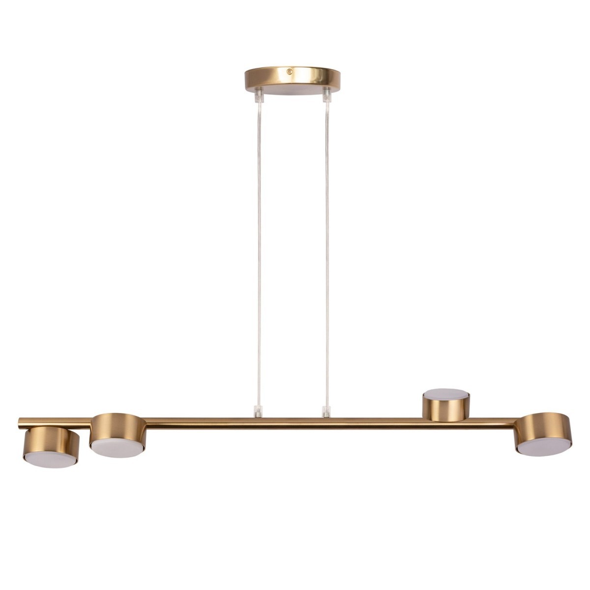 niebanalna oprawa Sigma PUNTO lampa wisząca 40828 kolor złoty szczotkowany 4x GX 53 12W Led