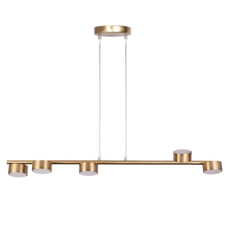 oryginalna oprawa Sigma PUNTO lampa wisząca 40829 kolor złoty szczotkowany 5x GX 53 12W Led