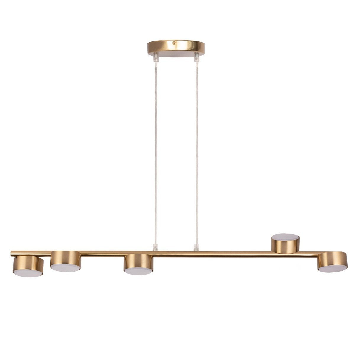 oryginalna oprawa Sigma PUNTO lampa wisząca 40829 kolor złoty szczotkowany 5x GX 53 12W Led