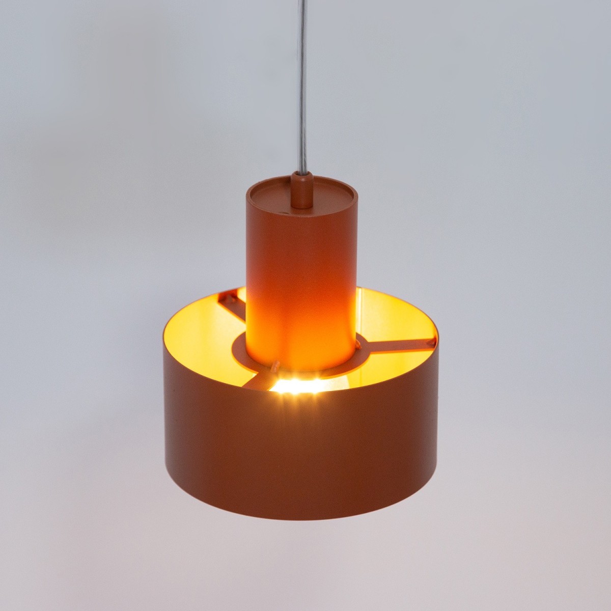 pełna wdzięku oprawa Sigma RIF lampa wisząca 41182 kolor ceglany 1xE27 15W LED