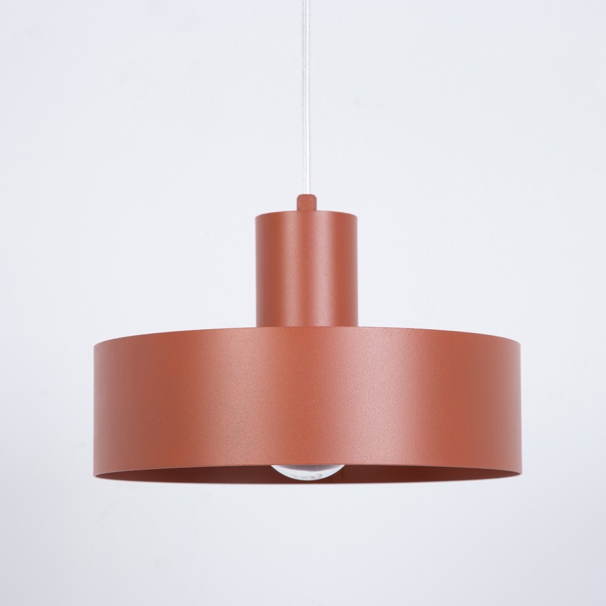 stylowa oprawa Sigma RIF lampa wisząca 41177 kolor ceglany 1xE27 15W LED