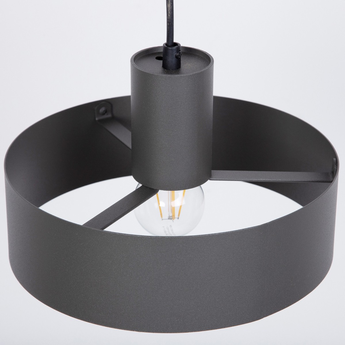 szykowna oprawa Sigma RIF lampa wisząca 41180 kolor ciemna oliwka 1xE27 15W LED