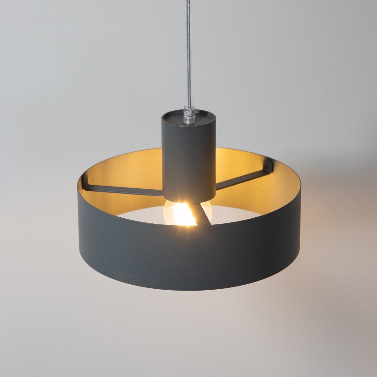 unikalna oprawa Sigma RIF lampa wisząca 41181 kolor grafit 1xE27 15W LED