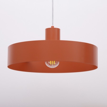 urzekająca oprawa Sigma RIF lampa wisząca 41435 kolor ceglany 1xE27 15W LED