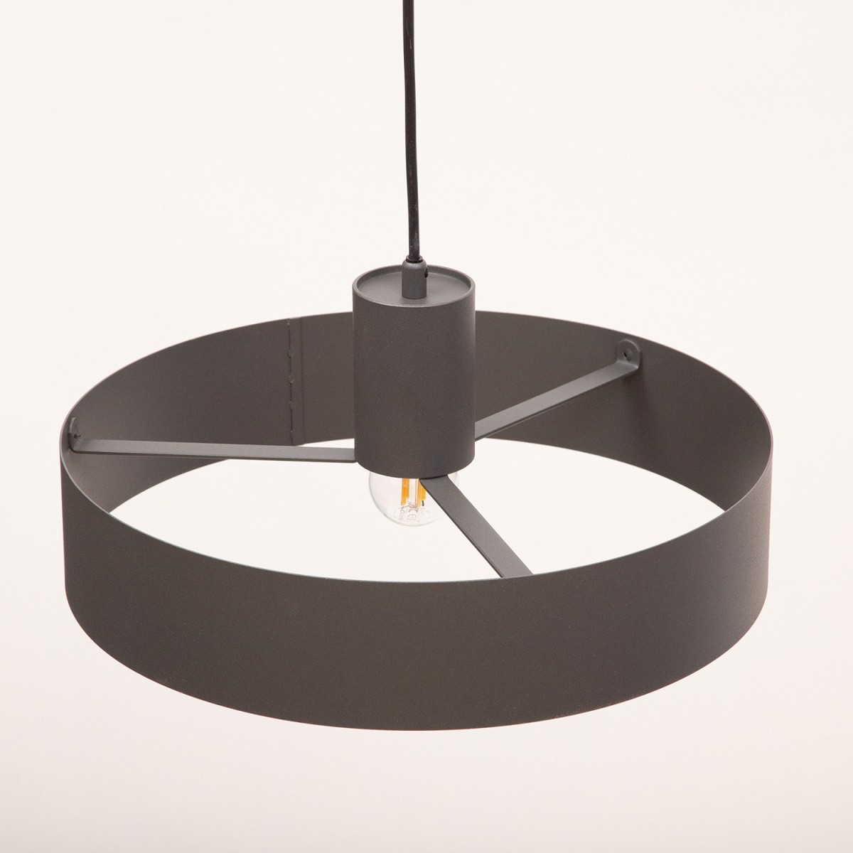 wdzięczna oprawa Sigma RIF lampa wisząca 41437 kolor ciemna oliwka 1xE27 15W LED