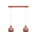 zgrabna oprawa Sigma RIF lampa wisząca 41157 kolor ceglany 2xE27 15W LED