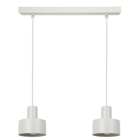 delikatna oprawa Sigma RIF lampa wisząca 41158 kolor szary beż 2xE27 15W LED