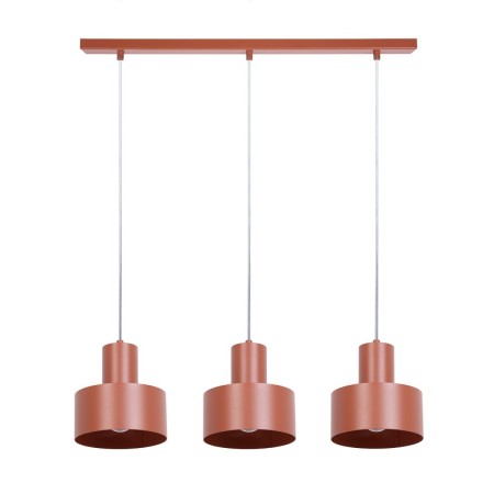 designerska oprawa Sigma RIF lampa wisząca 41162 kolor ceglany 3xE27 15W LED