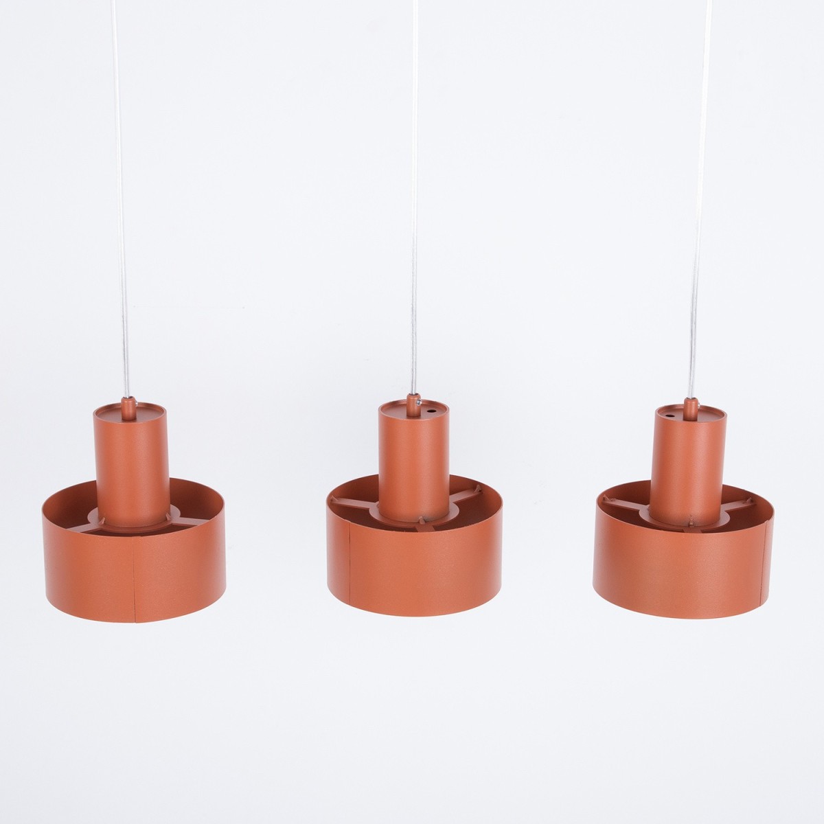 designerska oprawa Sigma RIF lampa wisząca 41162 kolor ceglany 3xE27 15W LED