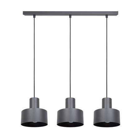efektowna oprawa Sigma RIF lampa wisząca 41165 kolor ciemna oliwka 3xE27 15W LED