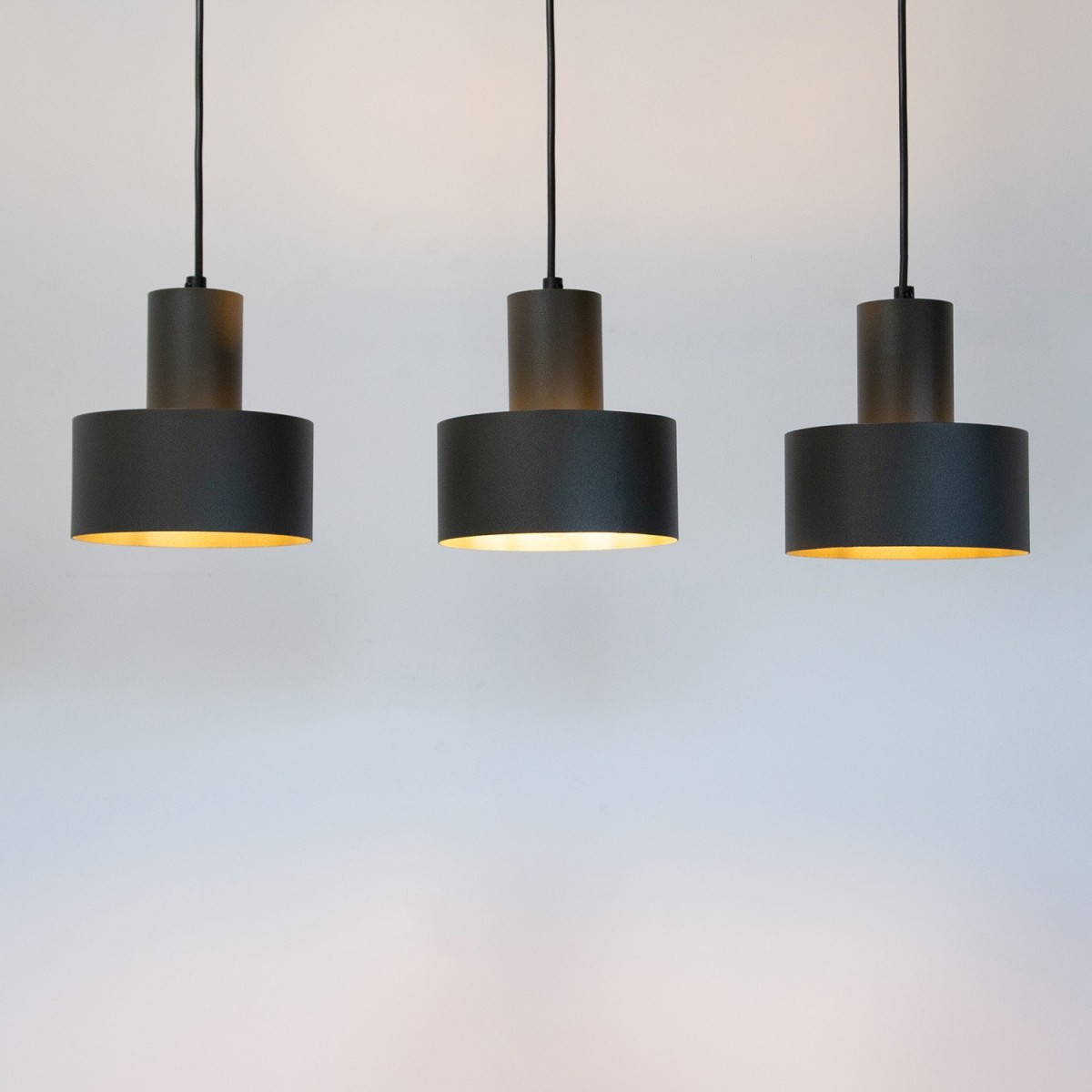 efektowna oprawa Sigma RIF lampa wisząca 41165 kolor ciemna oliwka 3xE27 15W LED