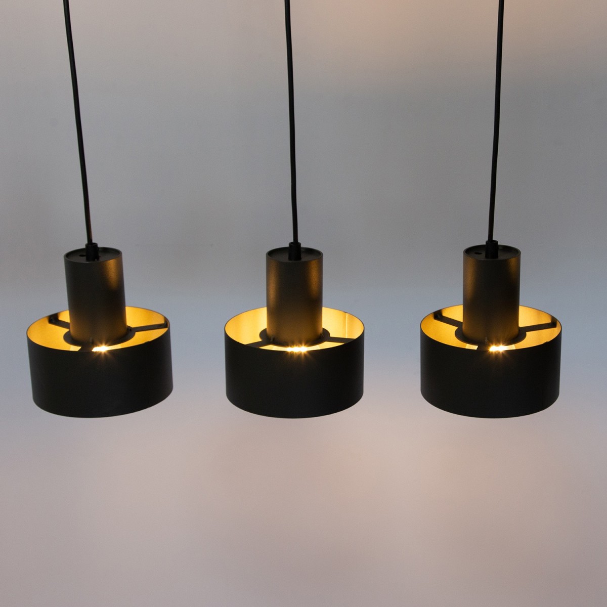 efektowna oprawa Sigma RIF lampa wisząca 41165 kolor ciemna oliwka 3xE27 15W LED