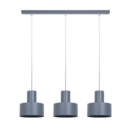 efektowna oprawa Sigma RIF lampa wisząca 41166 kolor grafit 3xE27 15W LED