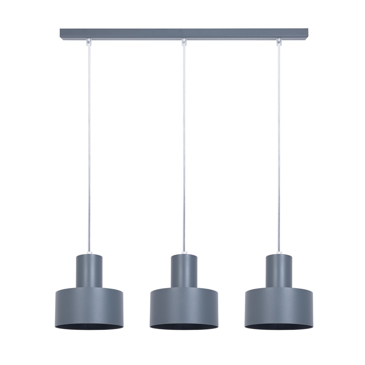 efektowna oprawa Sigma RIF lampa wisząca 41166 kolor grafit 3xE27 15W LED