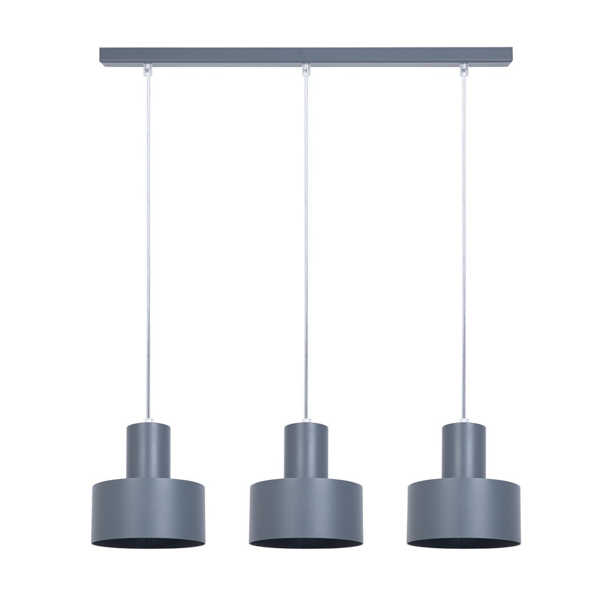 efektowna oprawa Sigma RIF lampa wisząca 41166 kolor grafit 3xE27 15W LED