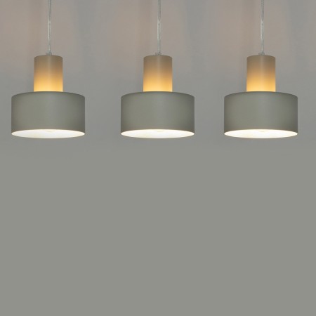 elegancka oprawa Sigma RIF lampa wisząca 41163 kolor szary beż 3xE27 15W LED