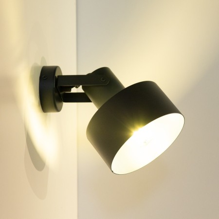 pełna wdzięku oprawa Sigma RIF kinkiet 41442 kolor grafit 1xE27 15W LED