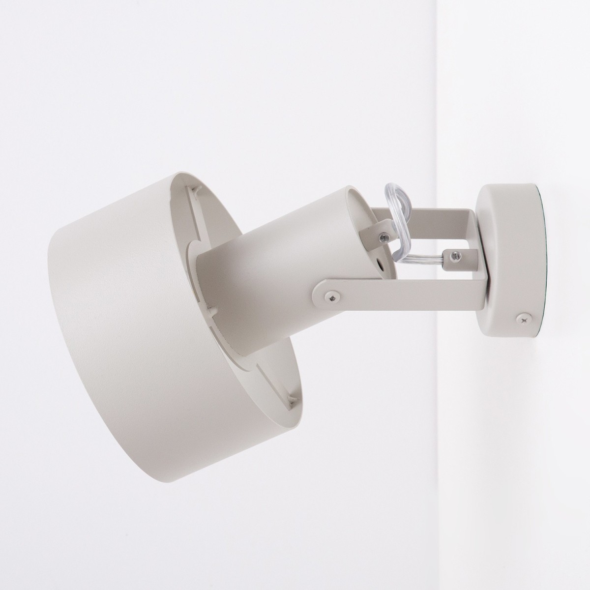 przyjemna dla oka oprawa Sigma RIF kinkiet 41440 kolor szary beż 1xE27 15W LED