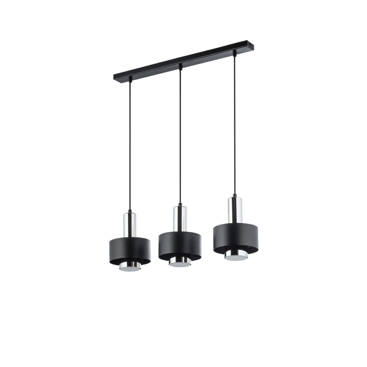 urzekająca oprawa Sigma RIF LUX lampa wisząca 40716 kolor czarny 3x GX 53 12W Led