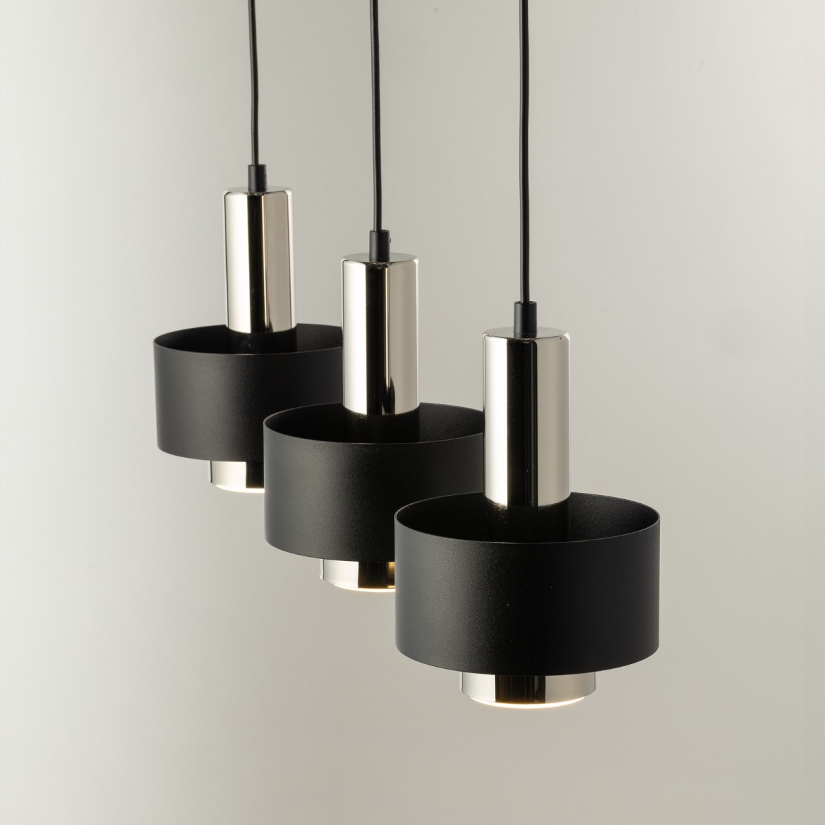 urzekająca oprawa Sigma RIF LUX lampa wisząca 40716 kolor czarny 3x GX 53 12W Led