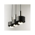 urzekająca oprawa Sigma RIF LUX lampa wisząca 40716 kolor czarny 3x GX 53 12W Led