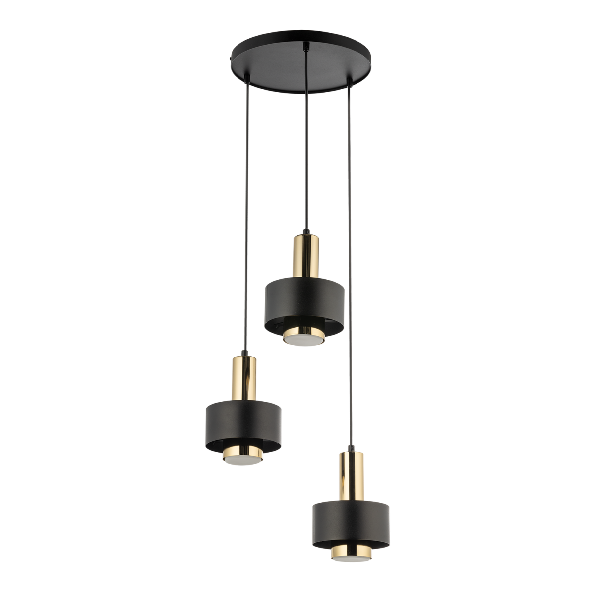 zachwycająca oprawa Sigma RIF LUX lampa wisząca 40721 kolor czarny 3x GX 53 12W Led