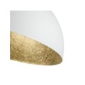 atrakcyjna oprawa Sigma Sfera plafon 32466 kolor biały-złoty 1 x E27 15W Led