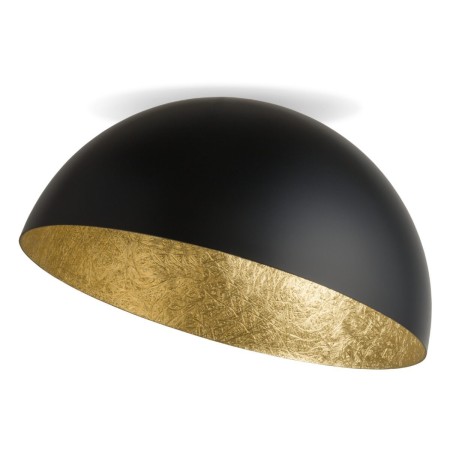 delikatna oprawa Sigma Sfera plafon 32474 kolor czarny-złoty 1 x E27 15W Led