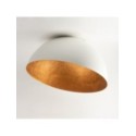 efektowna oprawa Sigma Sfera plafon 32461 kolor biały-miedź 1 x E27 15W Led