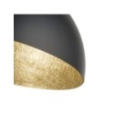 niezwykła oprawa Sigma Sfera plafon 32472 kolor czarny-złoty 1 x E27 15W Led