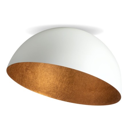 pełna wdzięku oprawa Sigma Sfera plafon 32459 kolor biały-miedź 1 x E27 15W Led