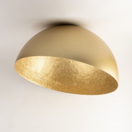 stylowa oprawa Sigma Sfera plafon 32475 kolor złoty 1 x E27 15W Led