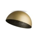 szykowna oprawa Sigma Sfera plafon 32479 kolor złoty-czarny 1 x E27 15W Led