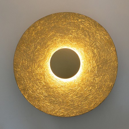 designerska oprawa Sigma SOLE kinkiet 40876 kolor złoty MODUŁ LED 16W 3000K- OK 350 lumenów