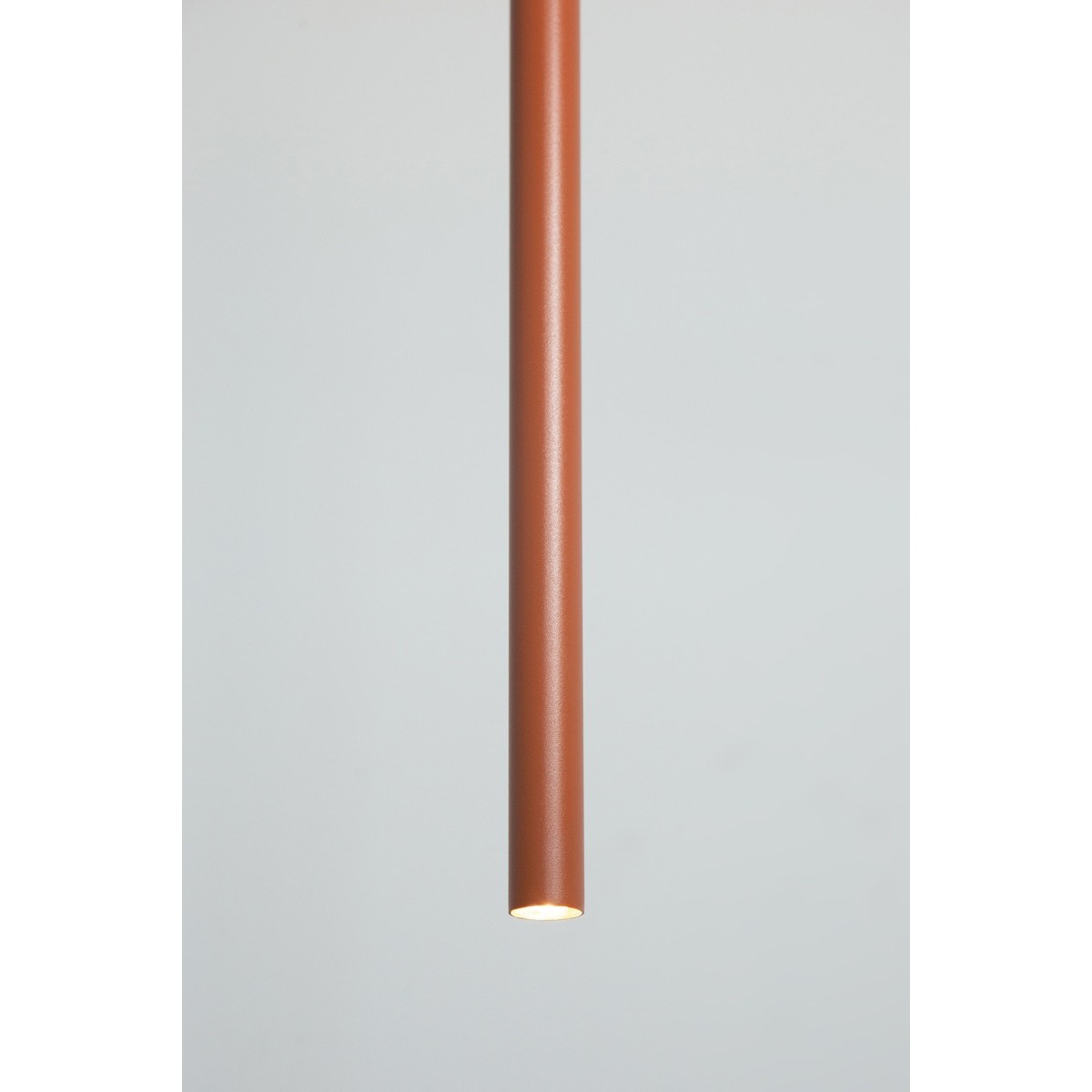 efektowna oprawa Sigma SOPEL lampa wisząca 41192 kolor ceglany 1XG9 3W LED