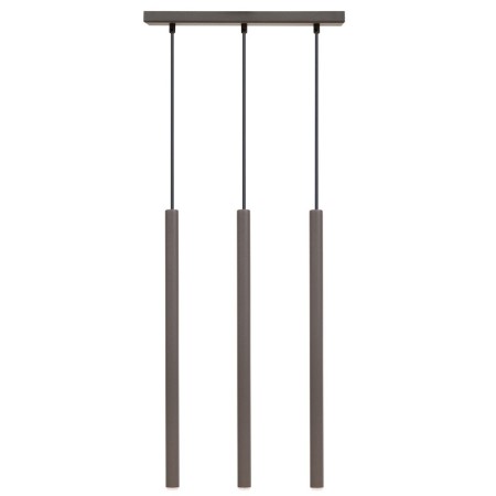 gustowna oprawa Sigma SOPEL lampa wisząca 41453 kolor ciemna oliwka 3XG9 3W LED