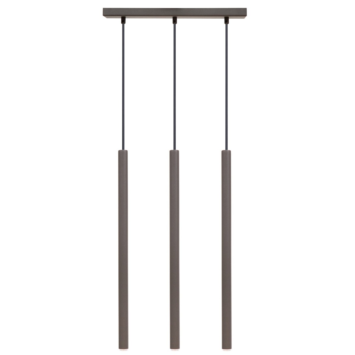 gustowna oprawa Sigma SOPEL lampa wisząca 41453 kolor ciemna oliwka 3XG9 3W LED