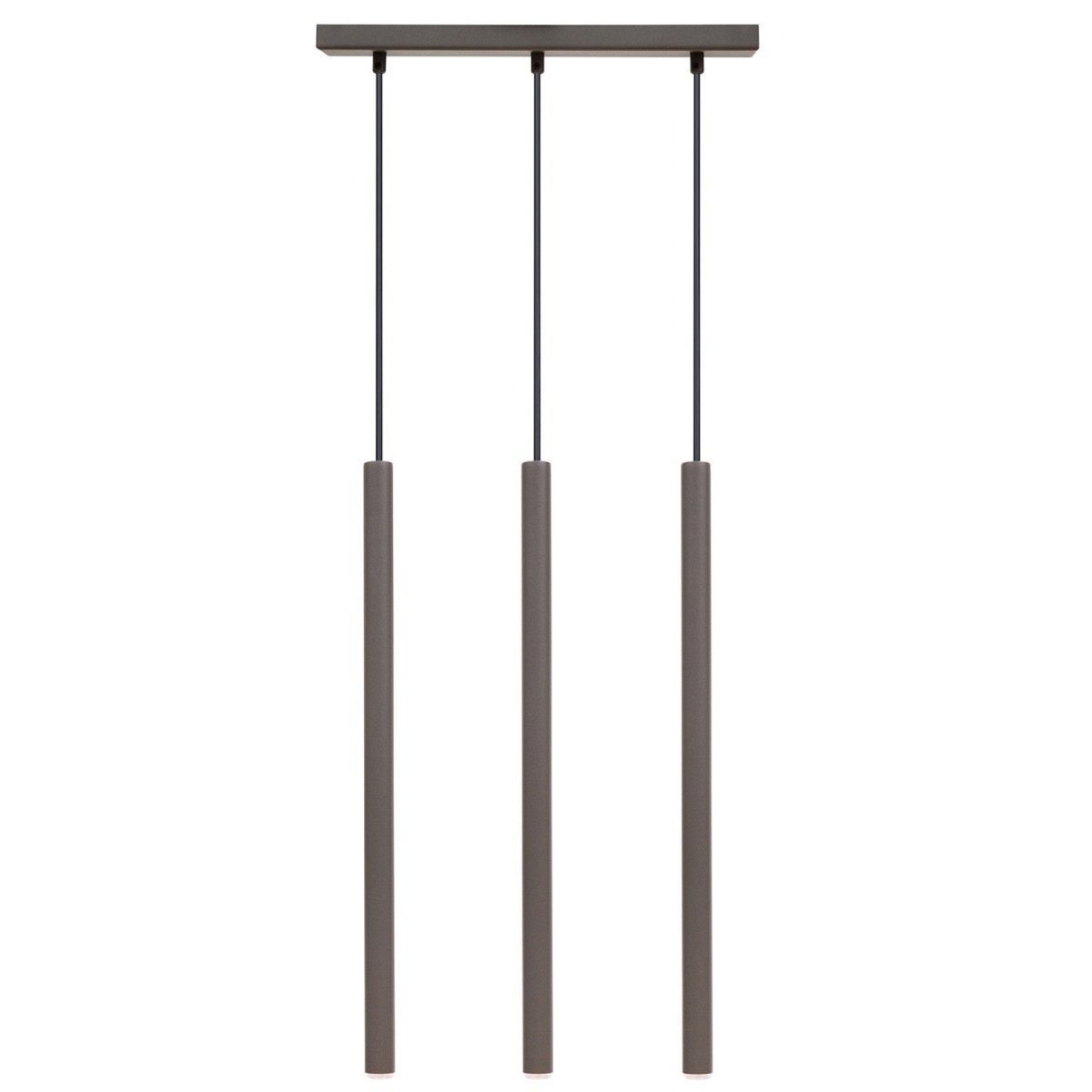 gustowna oprawa Sigma SOPEL lampa wisząca 41453 kolor ciemna oliwka 3XG9 3W LED