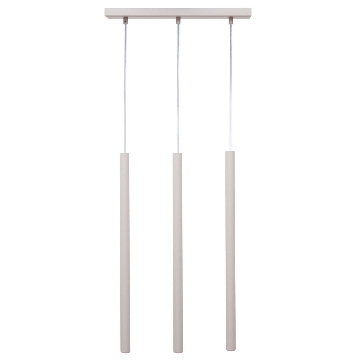 imponująca oprawa Sigma SOPEL lampa wisząca 41452 kolor szary beż 3XG9 3W LED