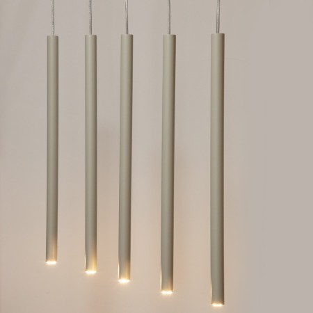 niepowtarzalna oprawa Sigma SOPEL lampa wisząca 41456 kolor szary beż 5XG9 3W LED