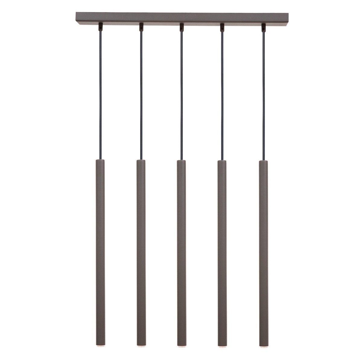 niezwykła oprawa Sigma SOPEL lampa wisząca 41457 kolor ciemna oliwka 5XG9 3W LED