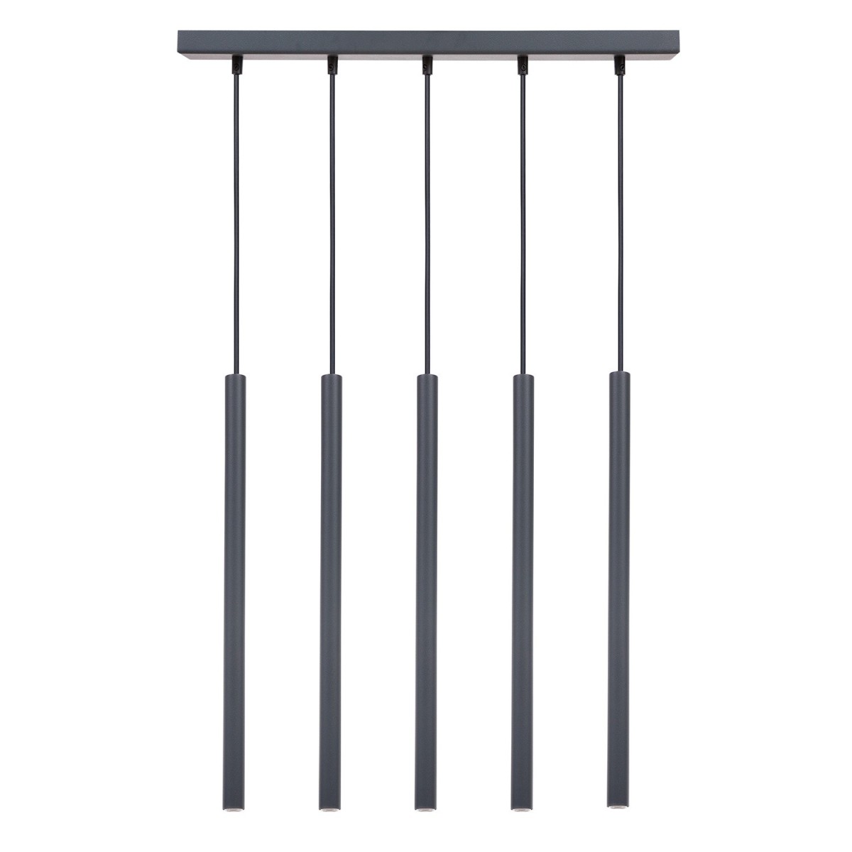 olśniewająca oprawa Sigma SOPEL lampa wisząca 41458 kolor grafit 5XG9 3W LED