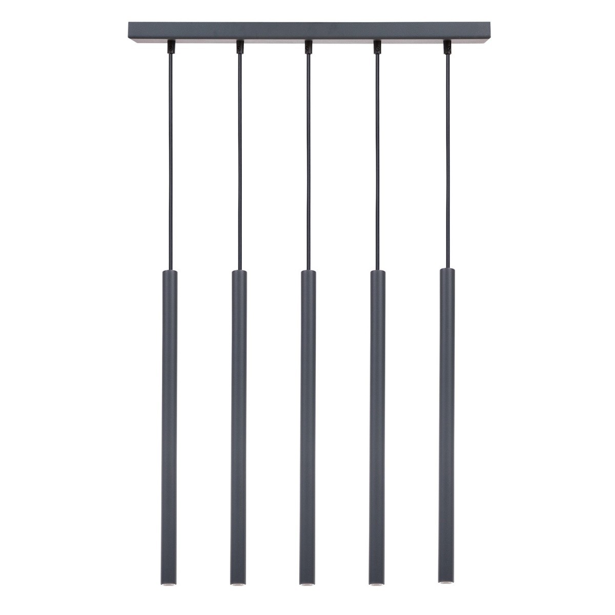 olśniewająca oprawa Sigma SOPEL lampa wisząca 41458 kolor grafit 5XG9 3W LED