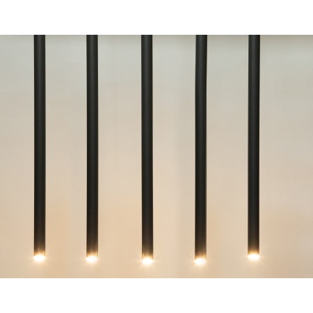 olśniewająca oprawa Sigma SOPEL lampa wisząca 41458 kolor grafit 5XG9 3W LED