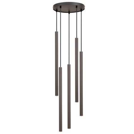 stylowa oprawa Sigma SOPEL lampa wisząca 41461 kolor ciemna oliwka 5XG9 3W LED