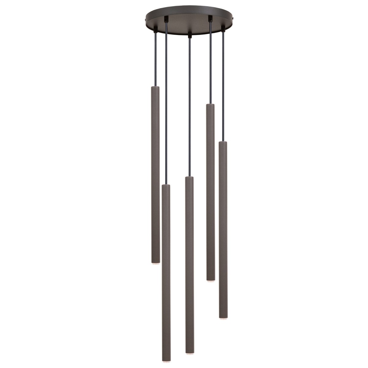 stylowa oprawa Sigma SOPEL lampa wisząca 41461 kolor ciemna oliwka 5XG9 3W LED