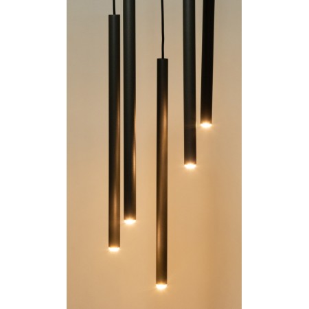 stylowa oprawa Sigma SOPEL lampa wisząca 41461 kolor ciemna oliwka 5XG9 3W LED