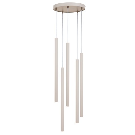 unikalna oprawa Sigma SOPEL lampa wisząca 41460 kolor szary beż 5XG9 3W LED